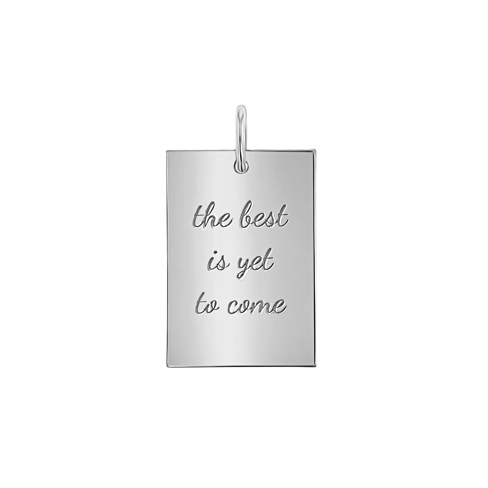 Custom Inspire Rectangle Charm