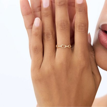 14k Solid Gold Twisted Rope Textured Band Ring