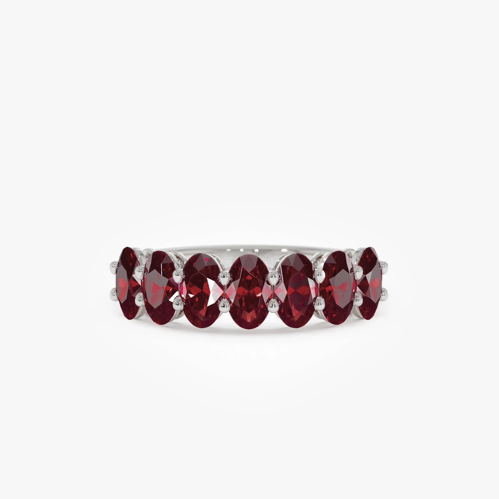 14k Gold Ruby Oval Cut Basket Setting Ring 2.70 ctw