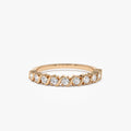 14K Gold Round Diamond Womens Wedding Ring 0.27 ctw Prong Set