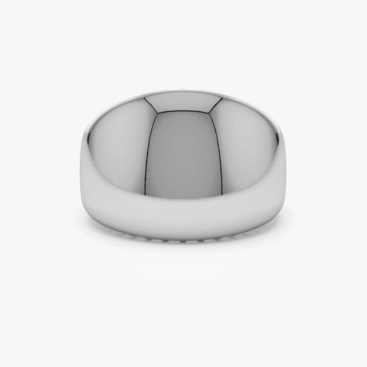 14k Solid Gold Chunky Graduated Dome Statement Ring