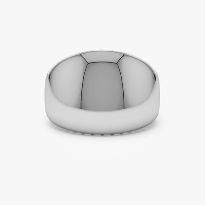 14k Solid Gold Chunky Graduated Dome Statement Ring