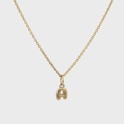 Puff Letter Charm