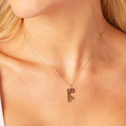 Vertical Script Name Charm