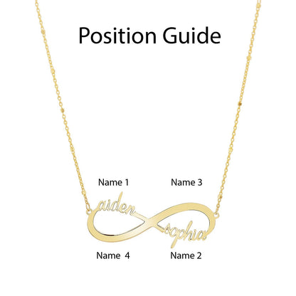 Infinity Custom Name Necklace