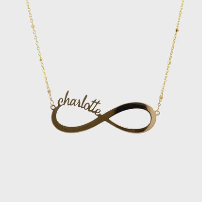 Infinity Custom Name Necklace