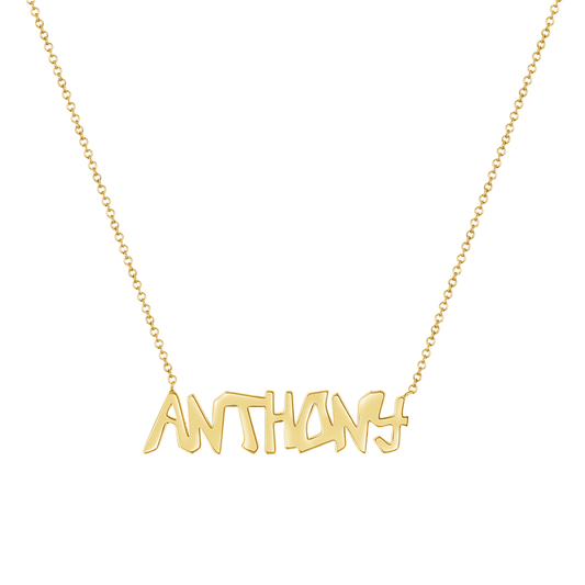 Graffiti Name Necklace