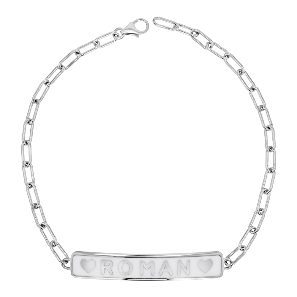 Custom Enamel ID Bracelet