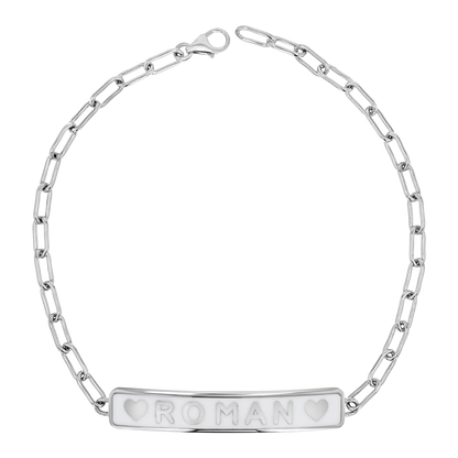 Custom Enamel ID Bracelet