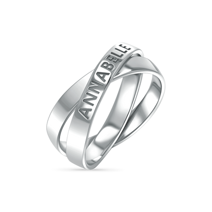 Interlocked Engravable Ring