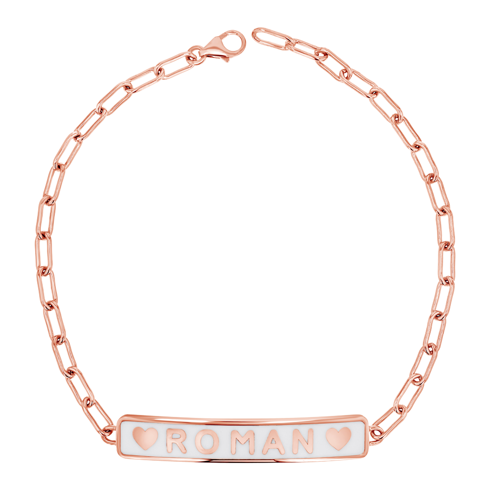 Custom Enamel ID Bracelet