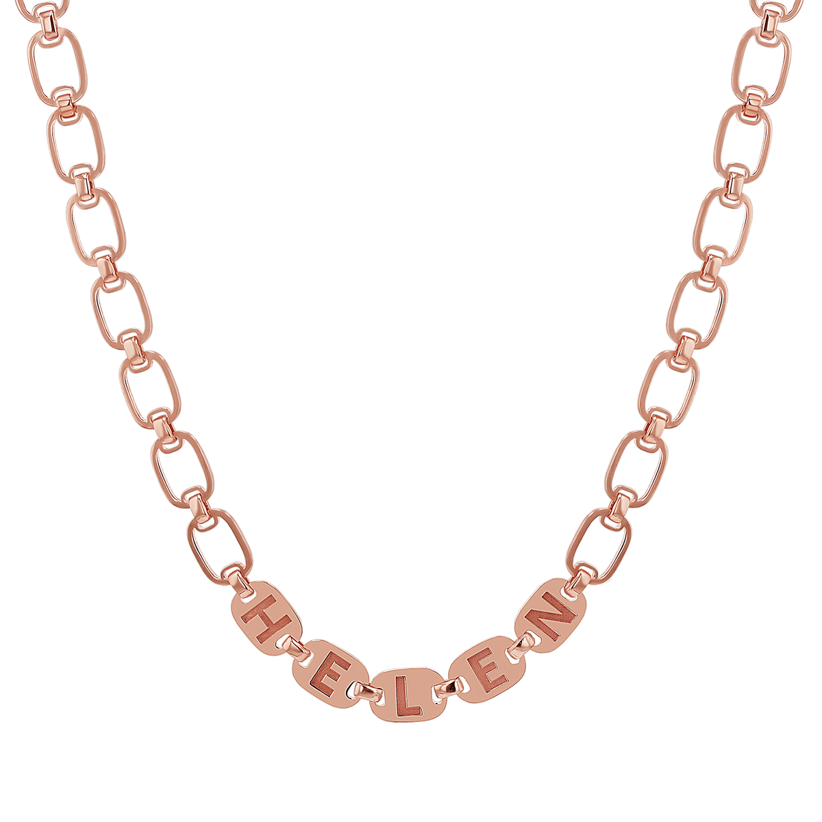Custom Chain Link Name Necklace