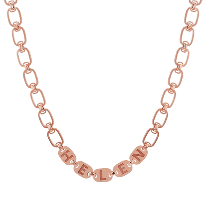 Custom Chain Link Name Necklace