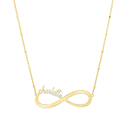 Infinity Custom Name Necklace