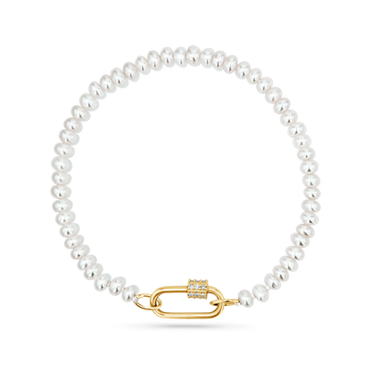 Freshwater Pearl Connector Bracelet