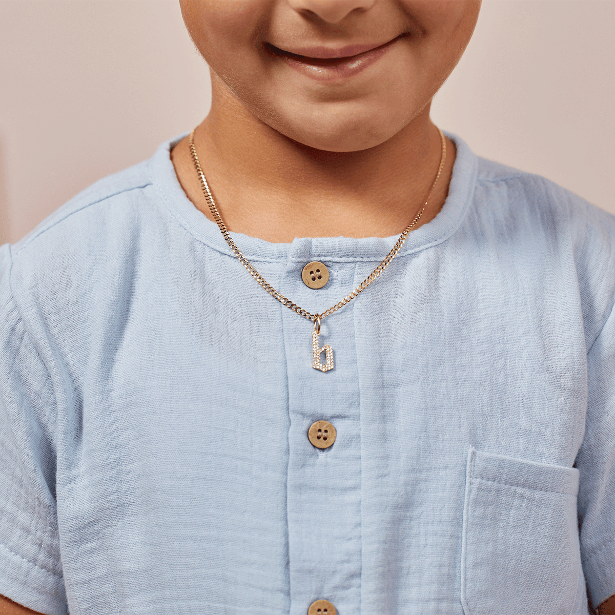 Kids Diamond Gothic Old English Charm