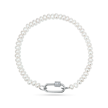 Freshwater Pearl Connector Bracelet