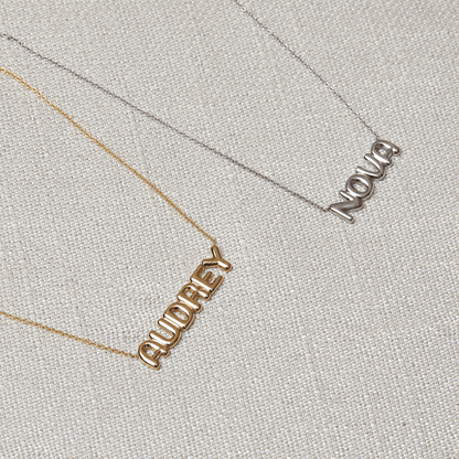 Balloon Name Necklace